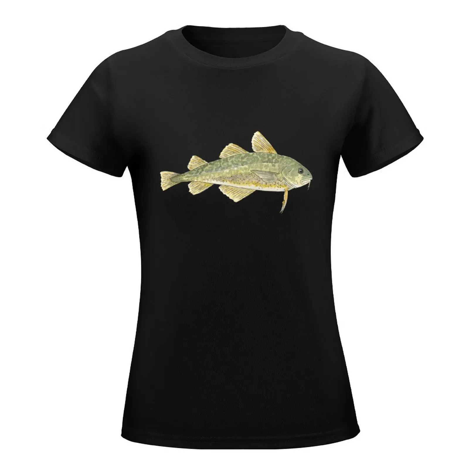 Atlantic tomcod T-Shirt cute tops anime clothes lady clothes T-shirt Women