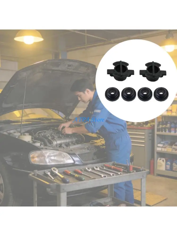 

U13C Radiator Upper Mounting Bracket 6 Piece Retainer and Insulator Set 21542-JK00A 21506-10V00 for Engine Bay Repair Parts