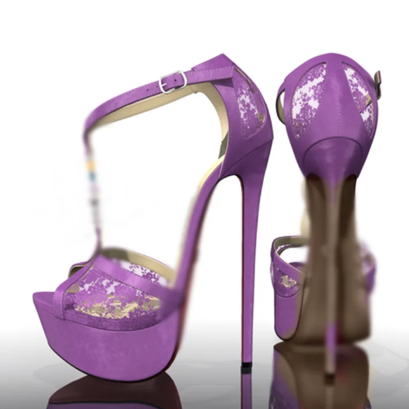 Black Buckle Hollow Platform Sandals Thin High Heel Peep Toe Fashion Sexy Cool 2025 Summer Big Size Woman Shoes Zapatillas Mujer