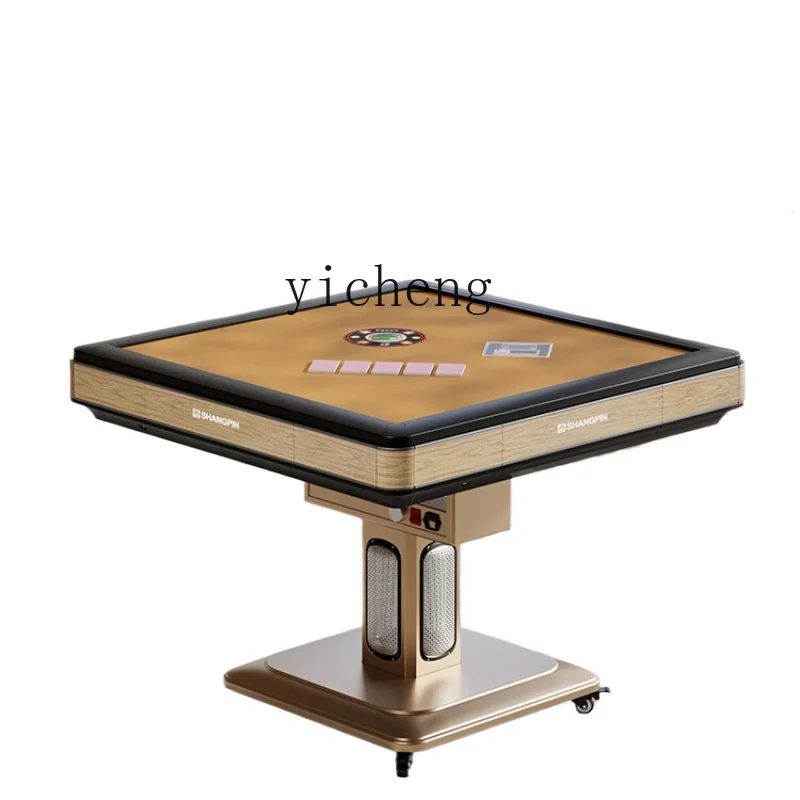 XL Automatic Folding Heating Poker Machine Dealing Device Dining Table Poker Table