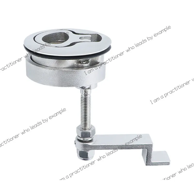 316 stainless steel new marine yacht deck lock with gasket 50mm round floor lock embedded corner code lock