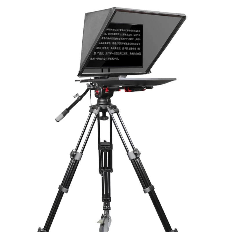 

TYST The Most Popular 22 Inch Wireless Remoter Self-check Professional Broadcast Announcer Prompter Studio Teleprompter