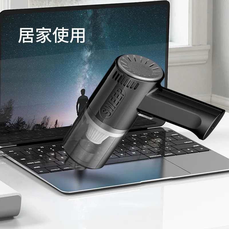 Car vacuum cleaner high-power wireless portable handheld wet and dry small family car dual-purpose high-power vacuum cleaner
