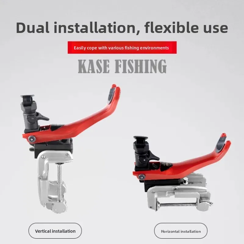 Aluminum Alloy Raft Fishing Rod Holder, Boat Rod Bracket for Battery Raft & Sea Fishing Vessel Fishing Accessories