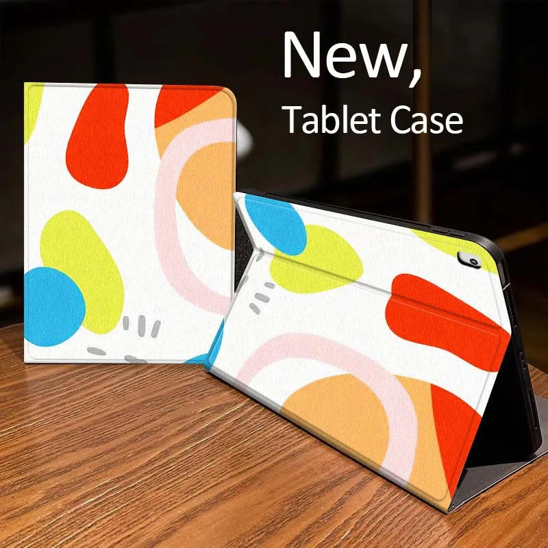 

Color Geometric Art Pattern For iPad Pro 10th 11th 5th 6th 7 8 9 2 gen 11 13 M4 M5 10.2 9.7 12.9 10.5 10.9 Inch Tablet Case