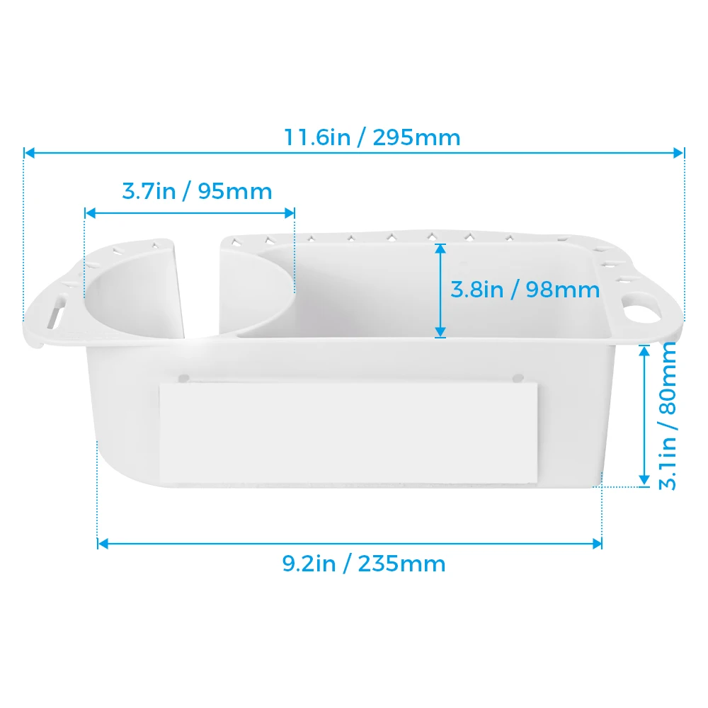 Marine Storage Caddy Box Kan Bekerhouder Telefoon Drinkbox Organizer Boot Marine Yacht Ponton Vissen Cabine Universeel Multifunctioneel