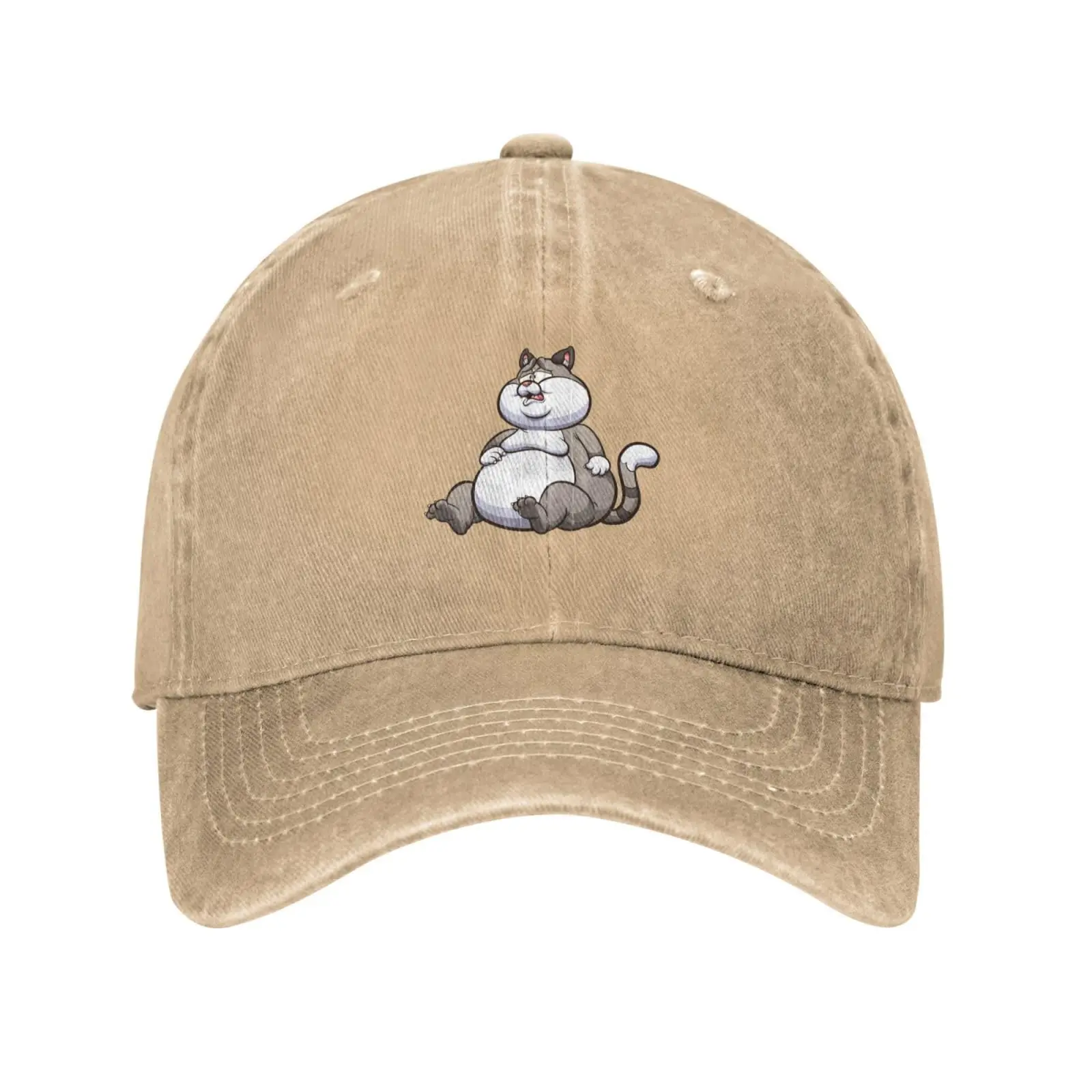

Fat Cartoon Cat Baseball Cap For Men Women Vintage Trucker Hat Golf Hats Dad Hat Outdoor Fishing Hat Adjustable Hip Hop Castette