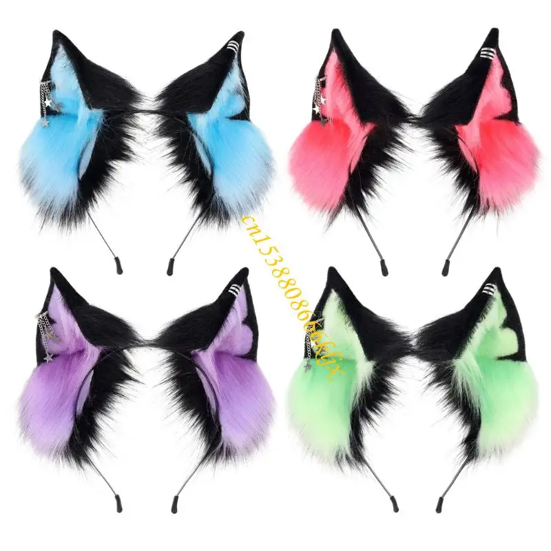 

Four Color Animal Ears Hairband For Role Play Daily Wear Cosplays 066C