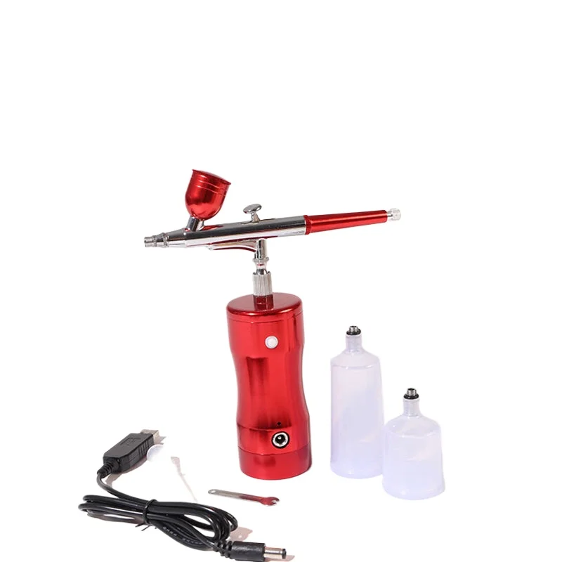

Миниатюрный портативный электрический аэрограф-насос для распыления краски и окрашивания моделей