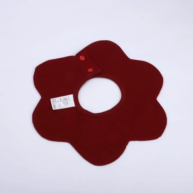 Baberos de alimentación absorbentes fuertes, pétalo de algodón giratorio de 360 grados para niños pequeños, paños para eructar de doble capa, babero de verano para recién nacidos