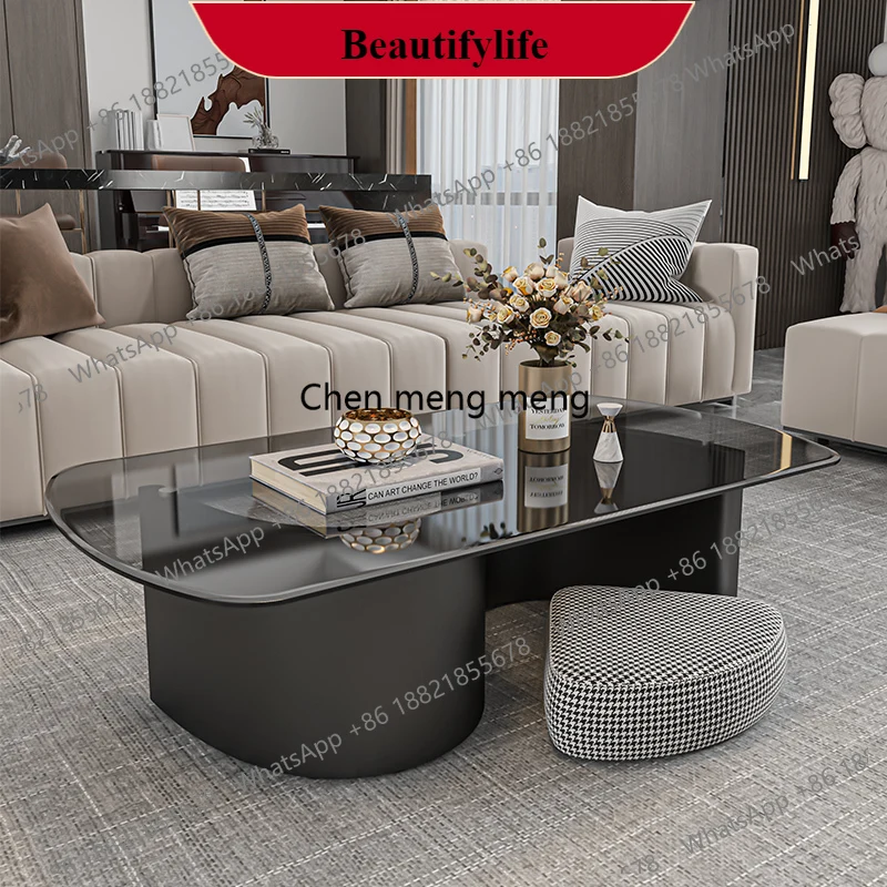 

Minimalist Side Table Luxury Nordic Elegant Space Saving Coffee Tables Creative Couchtisch Living Room FurnitureK178