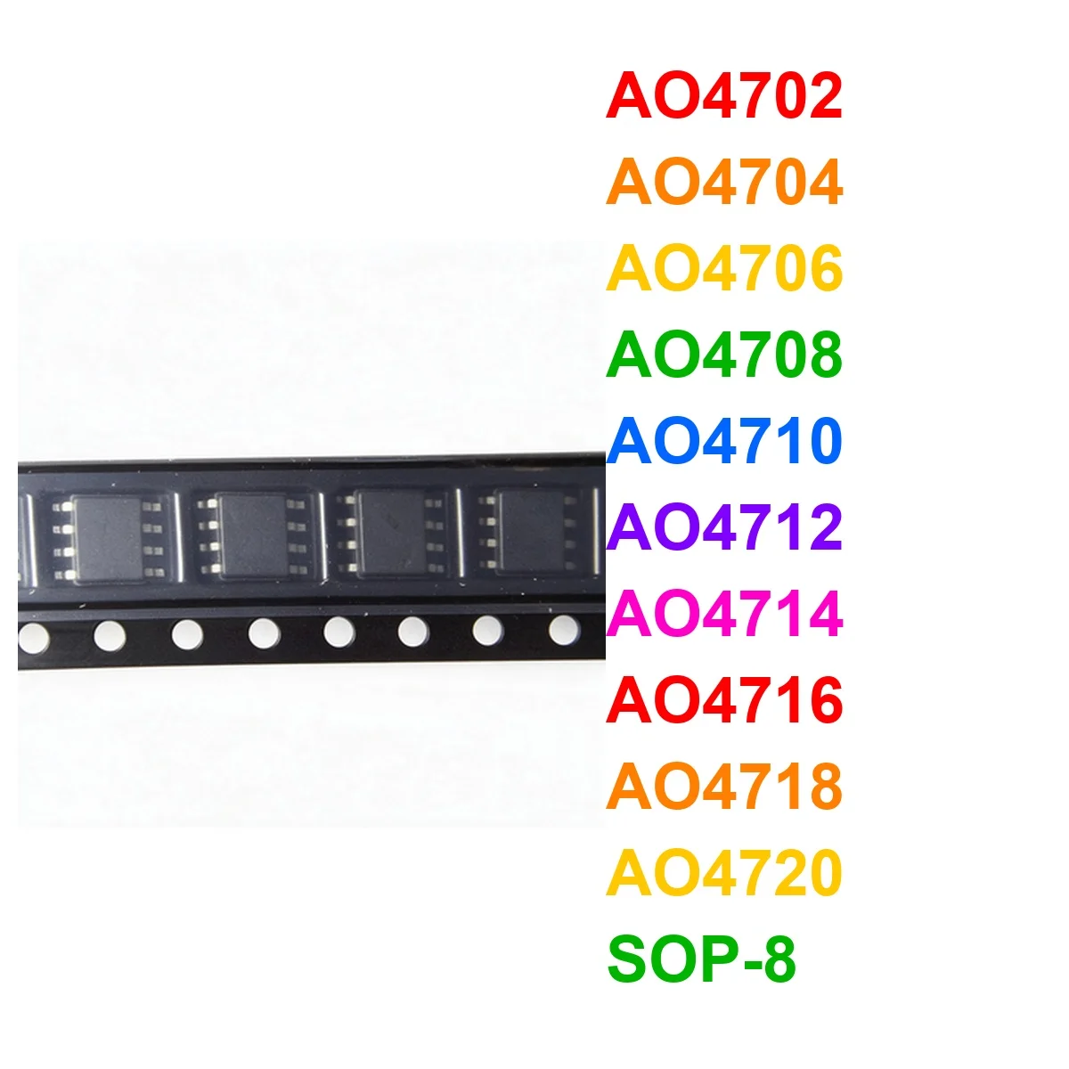(10piece) AO4702 AO4704 AO4706 AO4708 AO4710 AO4712 AO4714 AO4716 AO4718 AO4720 sop-8 Chipset