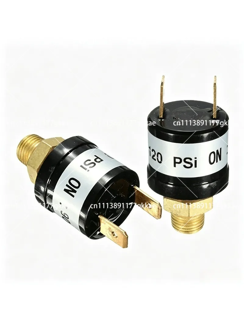 AC110-220V 90-120PSI Vacuum Pump Water Pump Air Compressor Air Pressure Switch Normally Open Normally Closed