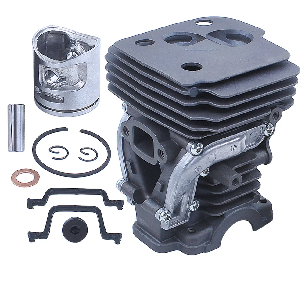 Imagem -02 - Cilindro Piston Intake Boot Gasket Kit 42 mm Apto para Motosserra Husqvarna 445 450 445e