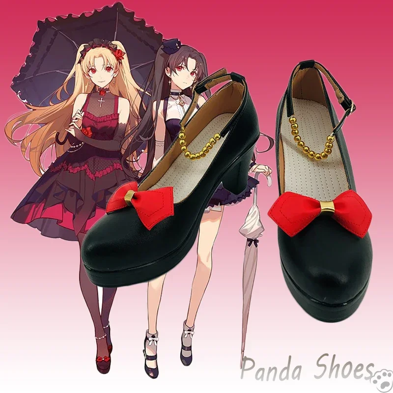 Fate Tohsaka Rin Cosplay Schoenen Anime Game Cos Lange Laarzen Comic Cosplay Kostuum Prop Schoenen voor Con Halloween Party