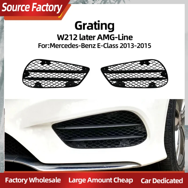 

Спойлеры Крылья для Mercedes Benz E-Class W212 Later AMG Line 2013-2015, решетка переднего бампера, автомобильная наклейка, внешняя модификация Par