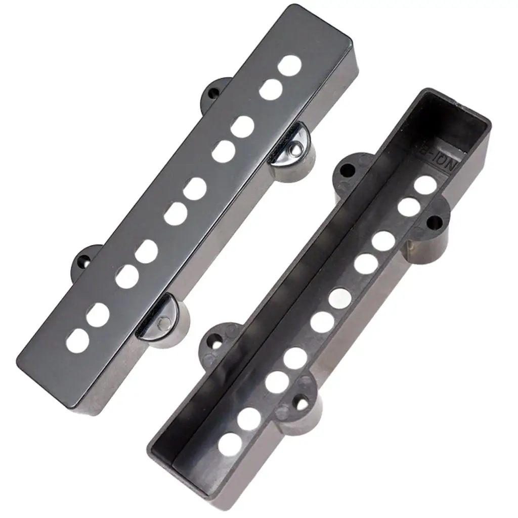 Plastic JB Bass Pickup Covers Black 5 String Electric Bass Bridge Neck Pickup Housing for Guitar Parts