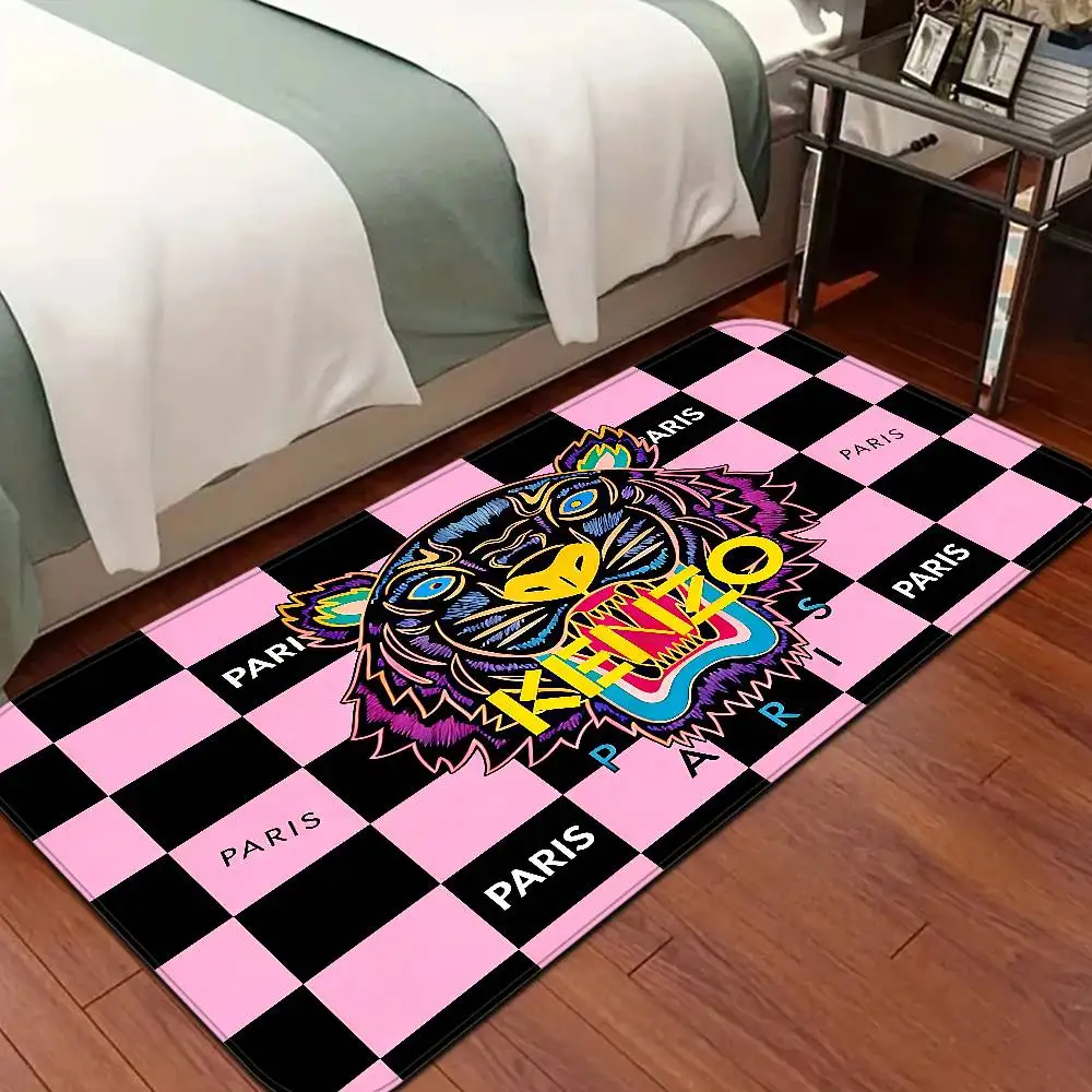 Fashion Brand K-Kenzo Luxury Floor Mat Rectangle Anti-slip Home Soft Badmat Front Door Indoor Outdoor Mat Welcome Doormat