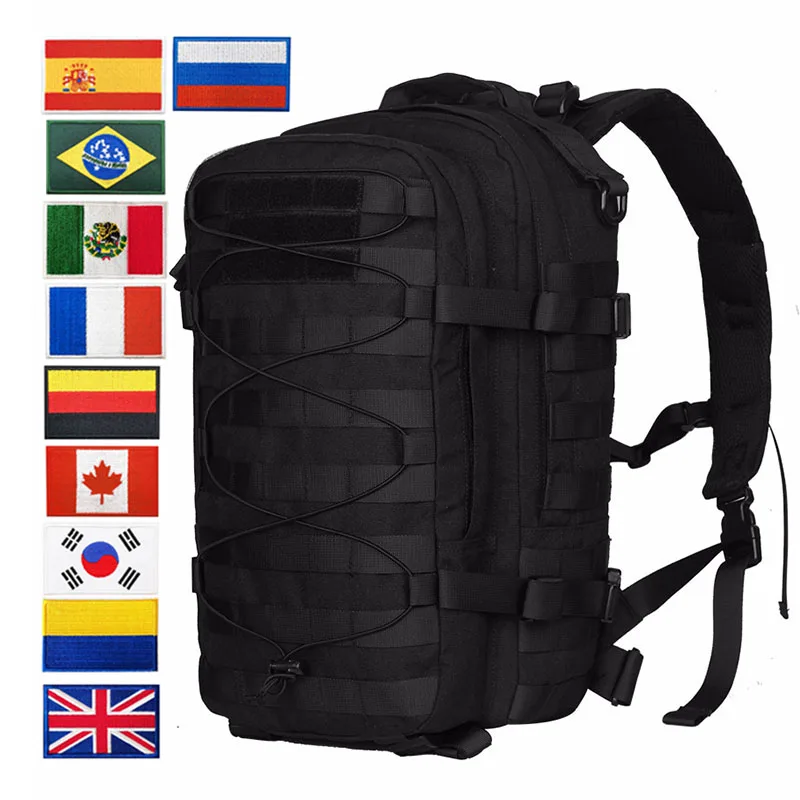 Military Backpack Outdoor Sports Mountaineering Men Tactical Army Wear-resistant 1000D Bag Large 3P Attack Combat Backpack