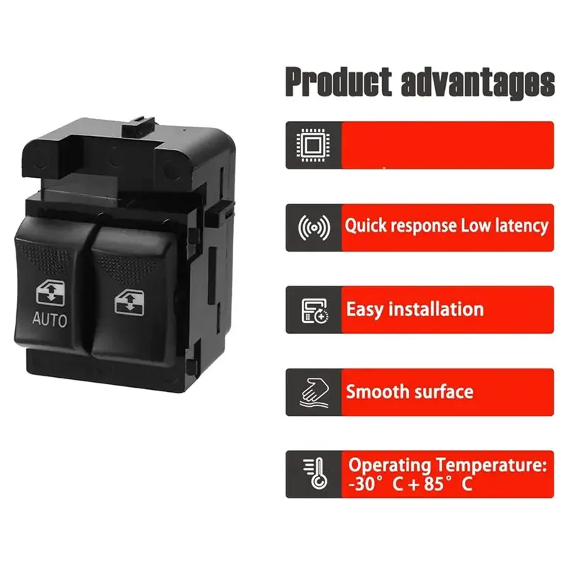 AB16-Power Window Switch Front Driver Side 10284860 For Express 2500 2003-2007 Power Window Master Control Switch