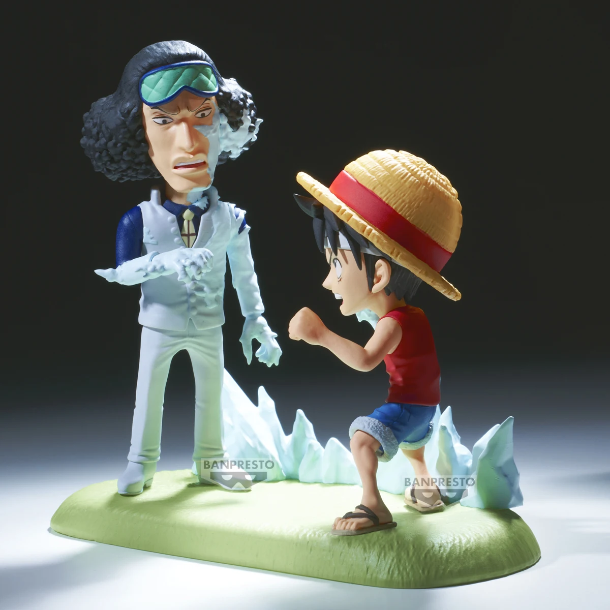 Oryginalny BANDAI Banpresto WCF ONE PIECE Monkey D. Luffy VS Kuzan PVC Figurka akcji Anime Figurki Model Zabawki Prezenty świąteczne