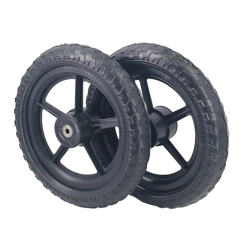 12 inch wheels, 12 1/2x2 1/4 polyurethane tires free manual wheels, children's bicycle wheels