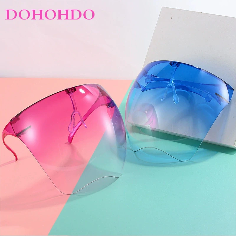 Oversized Sunglasses Men Women Protective Faceshield Glasses  Anti Spray Goggles Outdoors Driving Sun Glasses UV400 Gafas De Sol