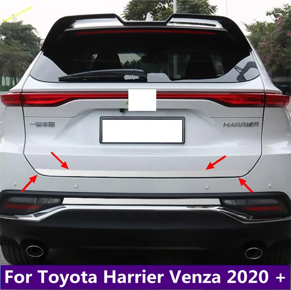 

Door Handle Molding Boot Garnish Bezel Rear Trunk Lid Cover Tailgate Trim Fit For Toyota Venza / Harrier 2021 - 2024 Accessories