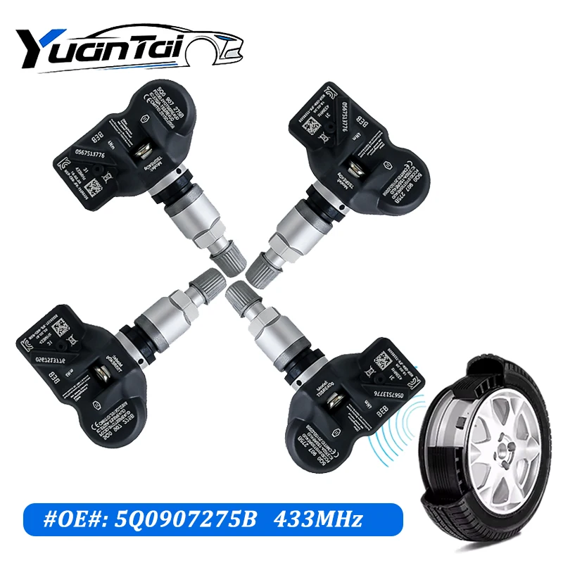 

5Q0907275B Tire Pressure Sensor Monitoring System TPMS For 2014-2020 Audi A3 A4 A5 A6 A7 A8 Q2 Q5 6 Q7 Q8 RS3 RS5 S7 433MHz TPMS