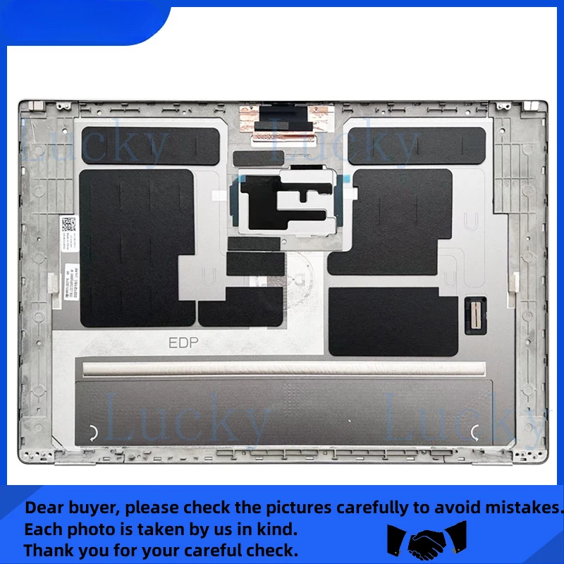 

f New For Dell Latitude 7640 Laptop LCD Back Cover Top Case Silver/Blue