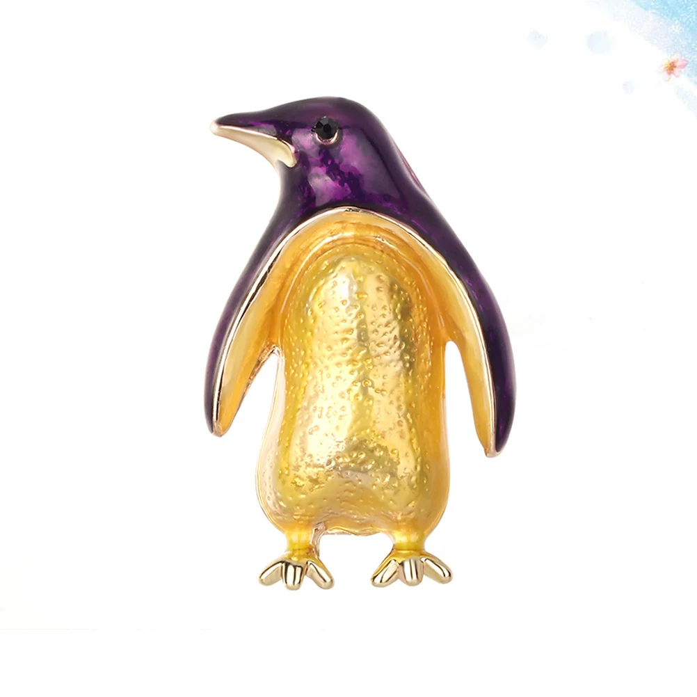 سباركلي حجر الراين البطريق بروش صديقة للبيئة سبيكة فريدة من نوعها مجوهرات العرائس السيدات الحاضر البطريق بروش #6