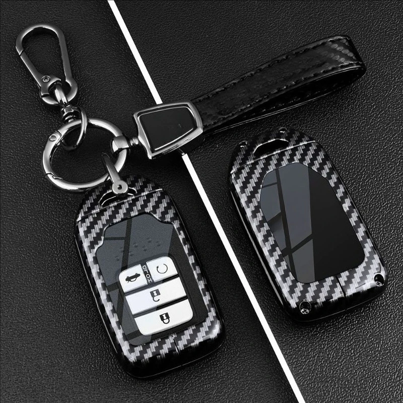 Zinc Alloy Key Cover Case for Honda CR-V/ELYSION/ODYSSEY/BREEZE/XR-V/CIVIC/P7/ACCORD/S7 (2026) - Protective Key Fob Shell