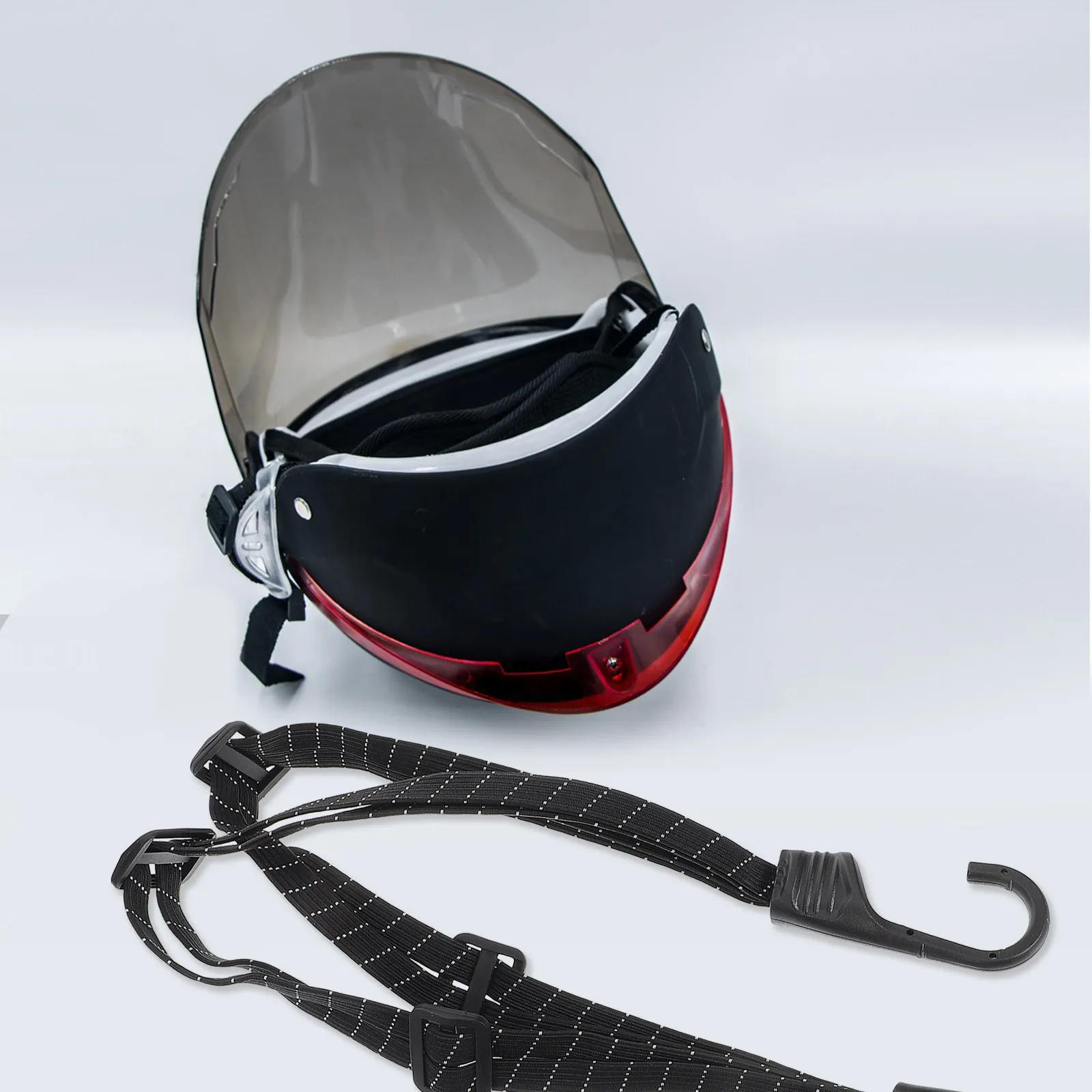 

Rope Adjustable Reflective Luggage Strap Bike Elastic Band Tie Down Strap Motorcycle Lashing Cargo Elastic Rope