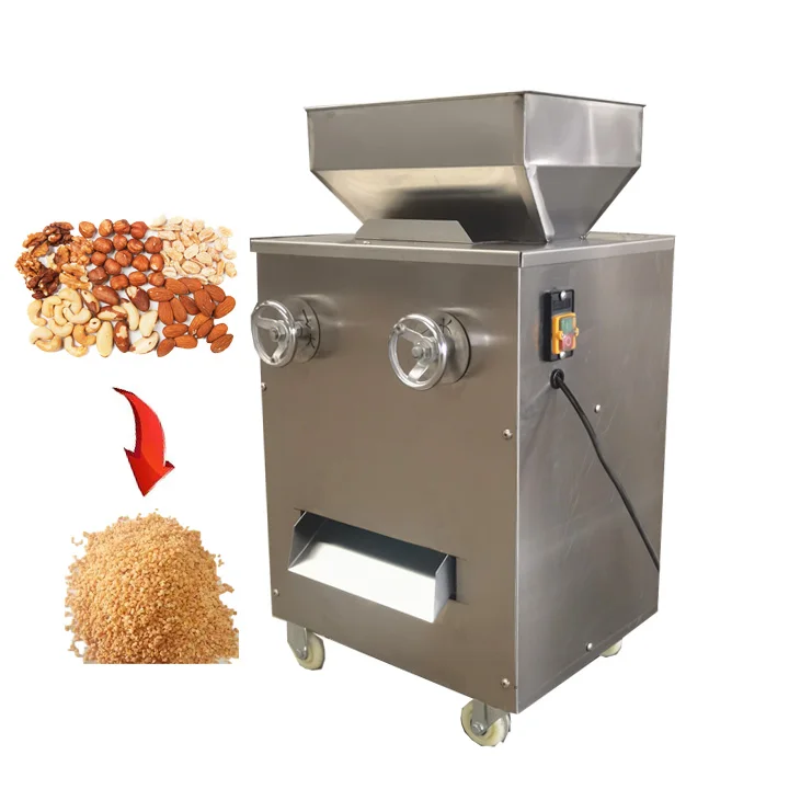 

Commercial Full Stainless Steel Nut Crusher HJ-CM001 For Flour Mill For Grinding Peanuts Walnuts Sesame Almonds
