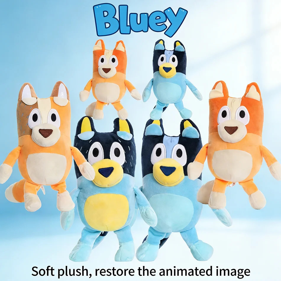 

Мягкая плюшевая игрушка Блуи и Бинго 2026: милые мультяшные собачки, подарки для детей на праздники, семейные плюшевые игрушки
