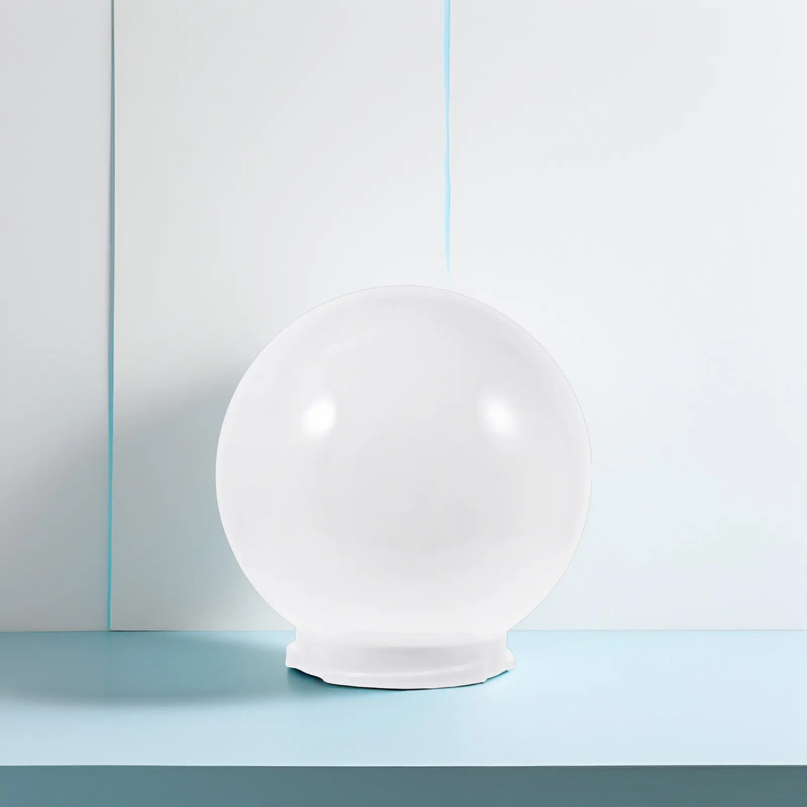 Classic Style Globe Lampshade for Outdoor Lighting Replacement Acrylic Porch Light Cover Wall Lamp Shade Garden Patio Post Mount