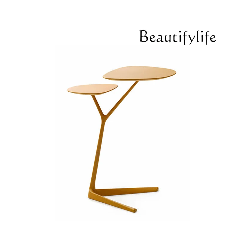 

Modern Minimalist Fork Side Table Modern Creative Mobile Home Bedroom Hotel Sofa Side Table