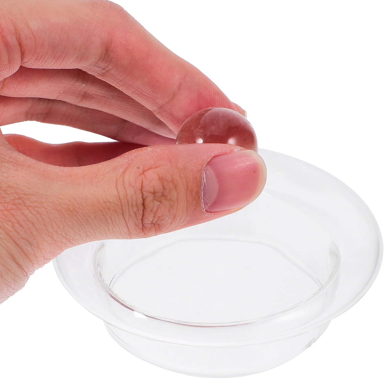 

4Pcs Tea Kettle Replacement Lids Transparent Glass Covers Heat Resistant Smooth Edge Household Teapot Accessories