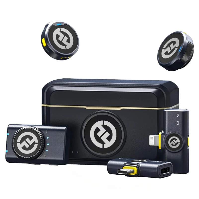 M2 COMBO wireless collar microphone, mobile phone camera noise reduction universal model