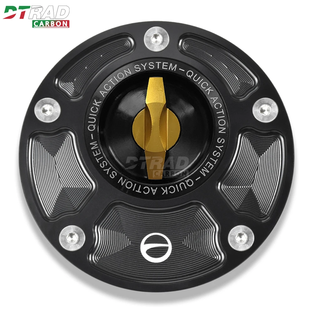 New For DUCATI MONSTER 950/937/+/SP 821 1200/S 600-1200 Series CNC Keyless quick-release motorcycle Accessories Fuel tank Cover