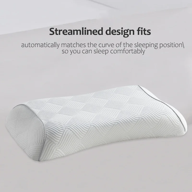 

Memory Foam Pillow Cooling Gel Pillows for Sleeping Soft Supportive Pillow Medium Firmness for Side Stomach Back Sleepers 66x40