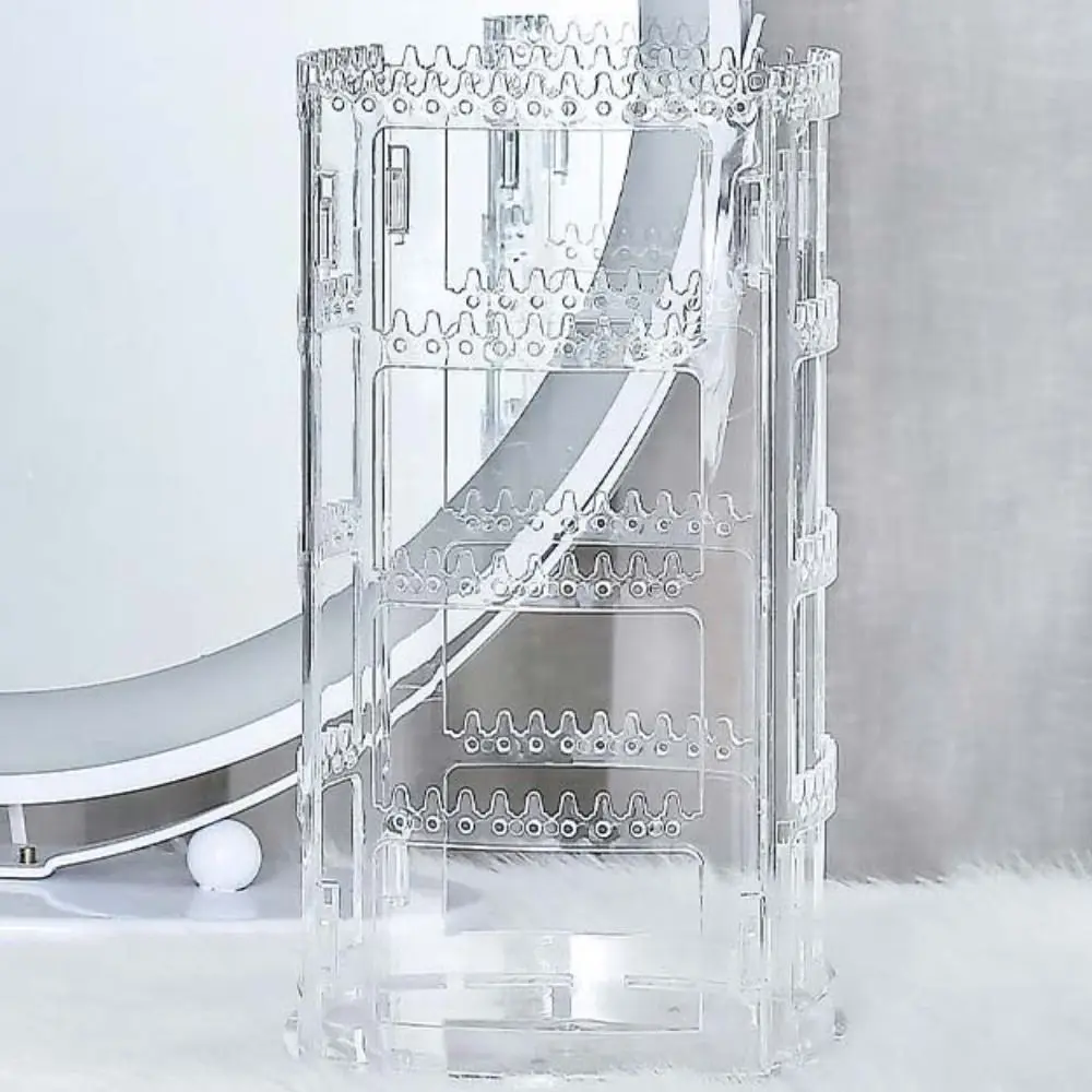 

Rotating Jewelry Display Rack 360 Degree Large Capacity Necklaces Rings Holder Plastic Storage Hanger Jewelry Storage Box