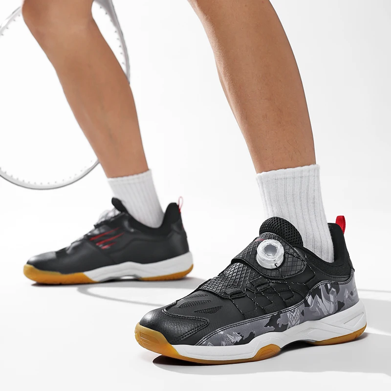 2025 New Badminton Shoes for MAN Indoor Professional Table Tennis Shoes Men  Anti-Slip Men Tennis Shoes White Sport Men