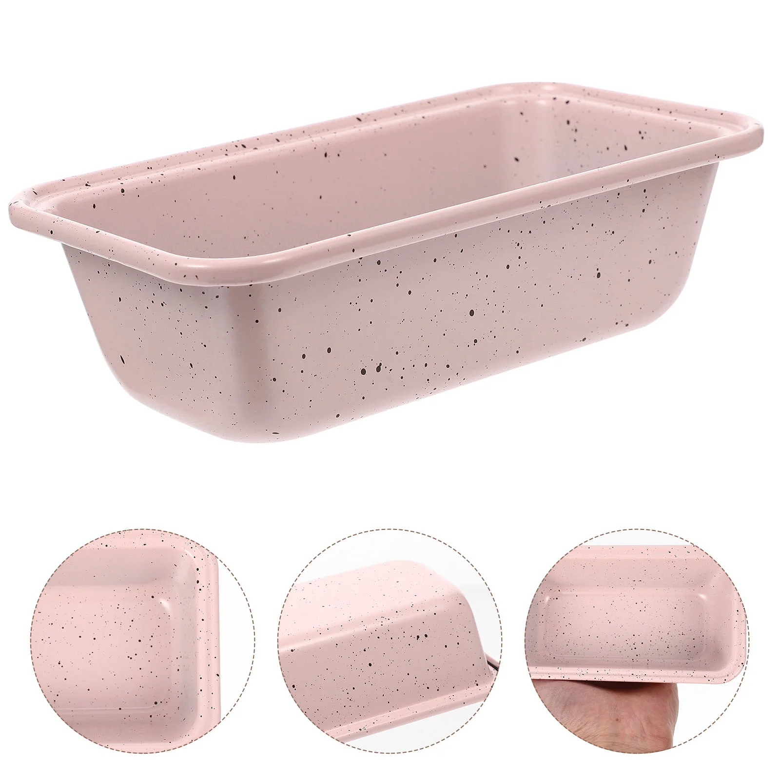 Baking Pans Toast Mold Kitchen Loaf Bakeware Carbon Steel Non-stick Cake Pink Cooking Reusable