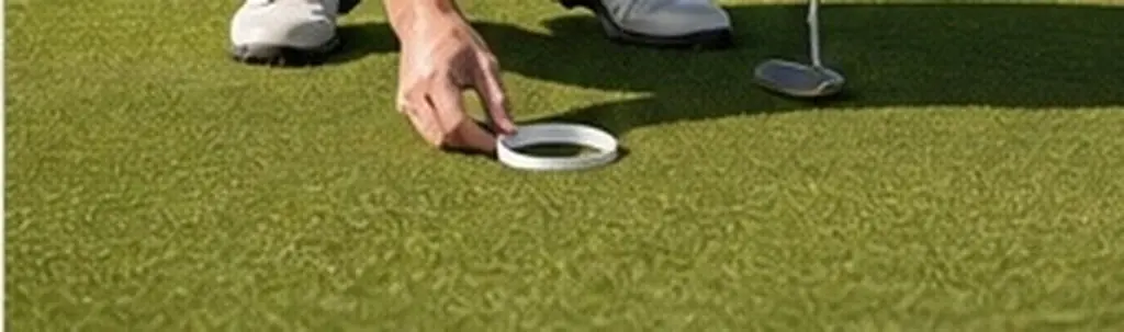 8Pcs Golf Hole Cup Rings Plastic Weather-Resistant Putting Practice Tool White Hole Reinforcer Collars Indoor Outdoor Training