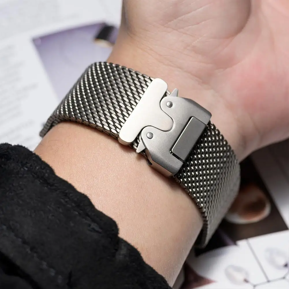 Pure Titanium Watch Band For Samsung Galaxy Watch Ultra Adjustable Matching Band For Samsung Watch 8/watch 8 Classic