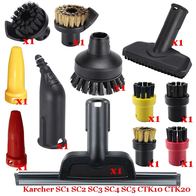 Voor Karcher Sc1 Sc2 Sc3 Sc4 Sc5 Sc7 Ctk10 Ctk20 Handheld Stoomborstelkop Krachtige Nozzle Vervanging Stofzuiger Onderdelen