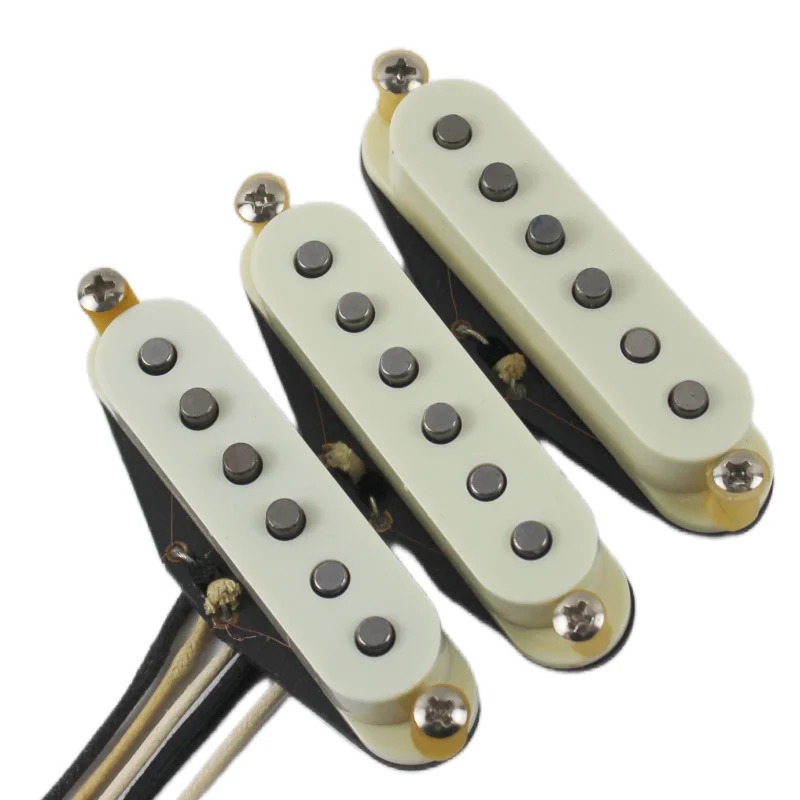 ST Electric Guitar Pickups  60s  Hand-made Alnico V SSS Porcelain Steel High-quality Copper Wire Winding Process