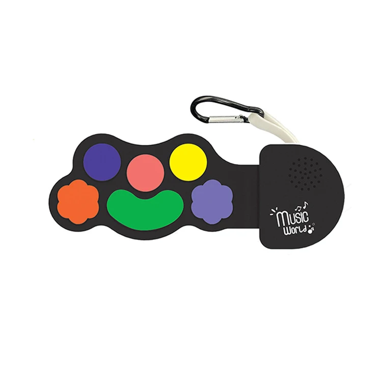 Mini tęczowy silikonowy fortepian dla dzieci Instrument muzyczny Przenośne pianino elektroniczne Początkujący trening stacjonarny Gra na pianinie Zabawki