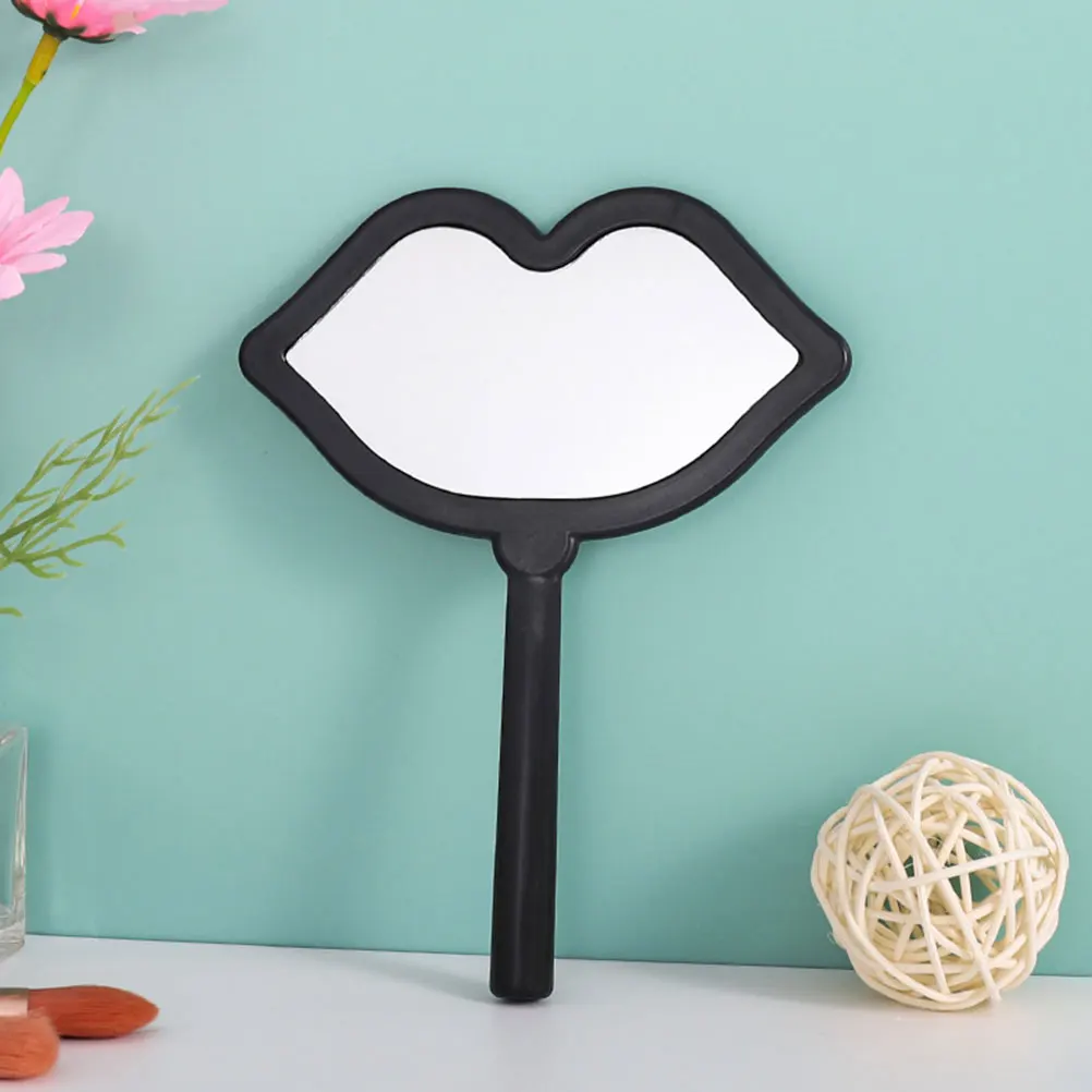 Miroir de maquillage à main, 7 pièces, Surface résistante à l'usure, Compact, léger, facile à transporter pour les voyages en plein air, Routine quotidienne